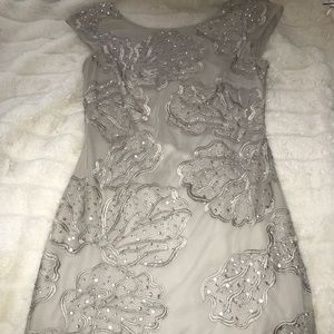 SILVER LACE BODYCON